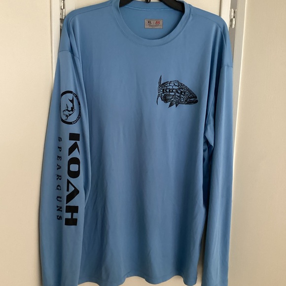 koah Other - Koah Speargun X-Dri fishing shirt long sleeve wicking EUC